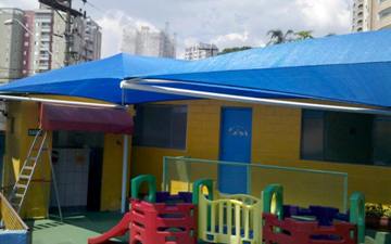 coberturas de sombrite instaladas hiper mercado Presunic Rio de Janeiro - RJ