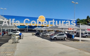 coberturas e sombreadores clube Águas quentes Barra do Pirai - RJ